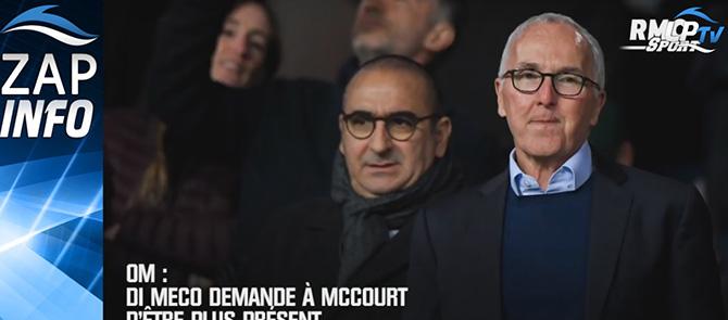 Zap OM : Di Meco en appelle à McCourt pour Payet !
