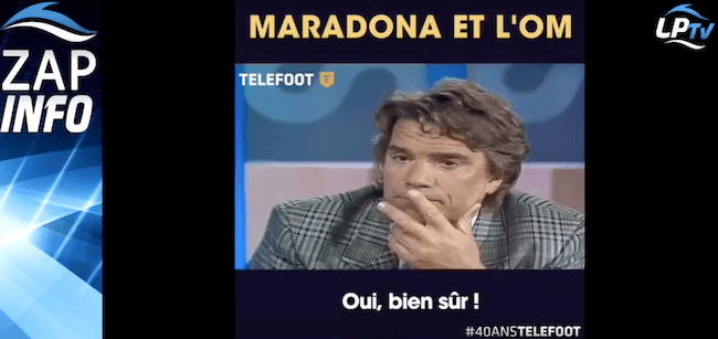 Bernard Tapie : "Maradona à l'OM, c'est cadeau!" 