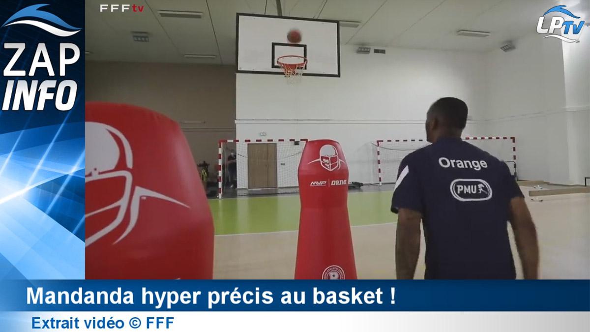 Zap OM : Mandanda en mode basket avec l'équipe de France !