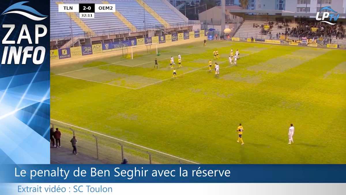 Zap OM : le penalty de Ben Seghir avec la réserve 