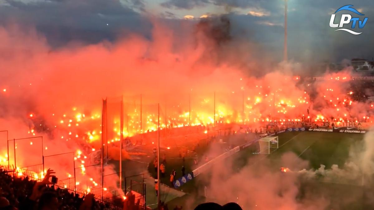 Voici la très chaude ambiance qui attend l'OM dans le stade Toumba du PAOK !