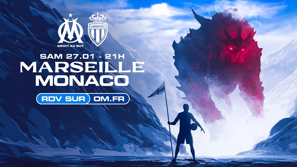 OM-Monaco : Réservez vos places !